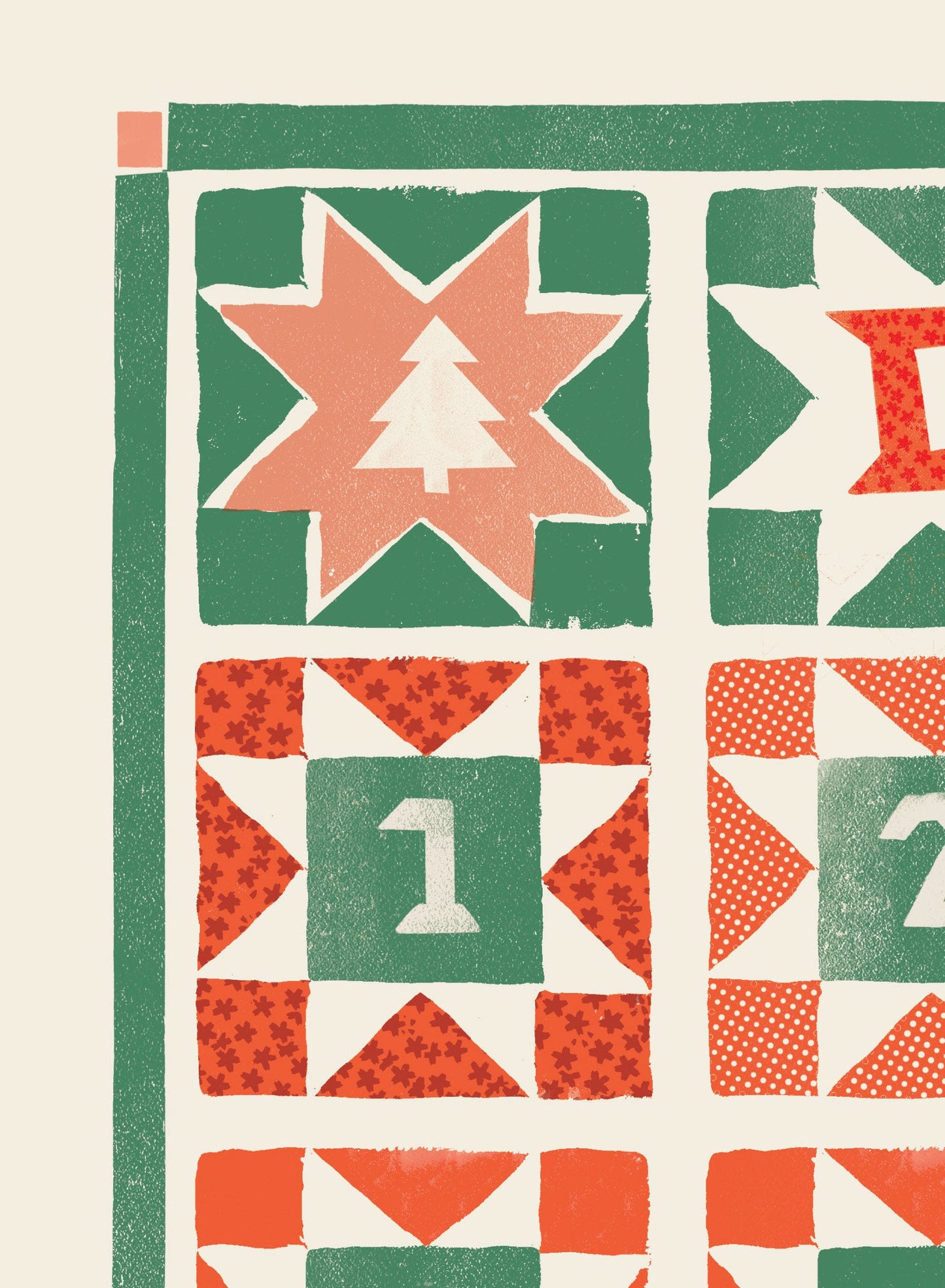 Folk Advent Calendar, Poster