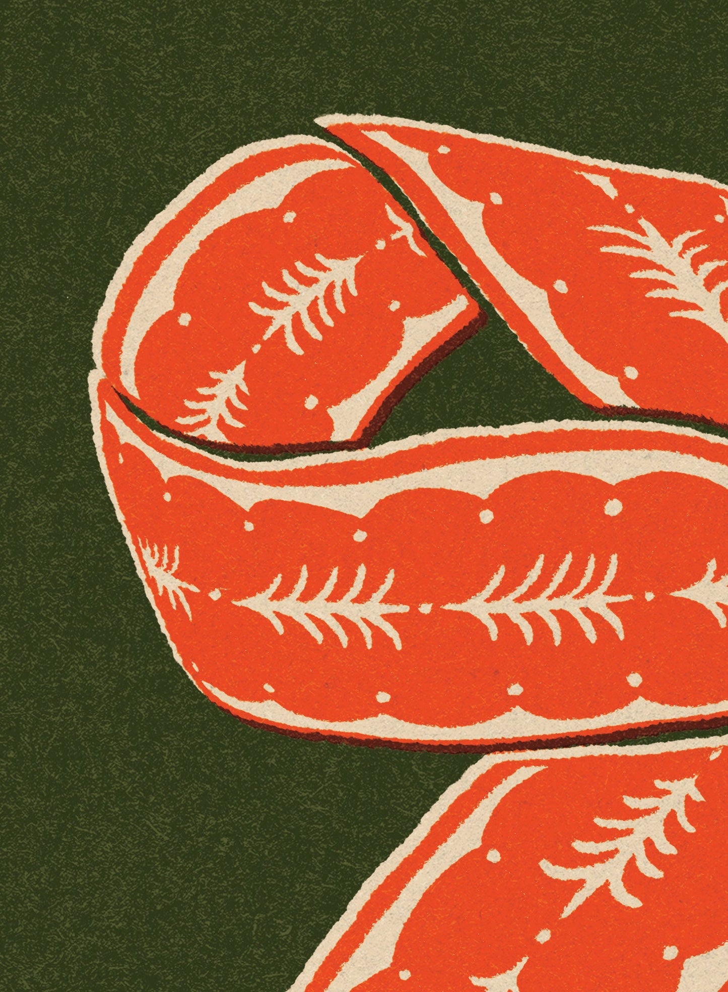 Vintage Holiday Bow Traditional, Poster