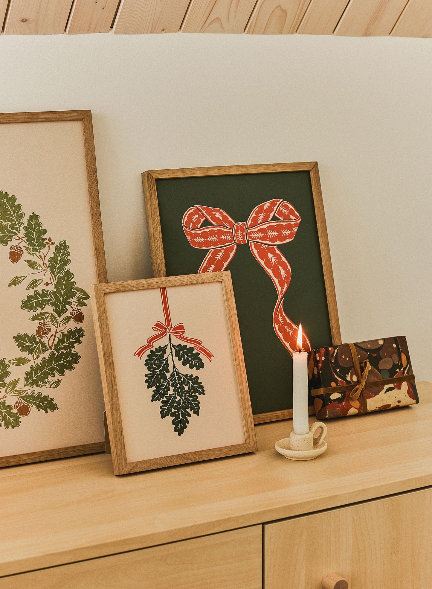 Branch and Bow Red, Poster