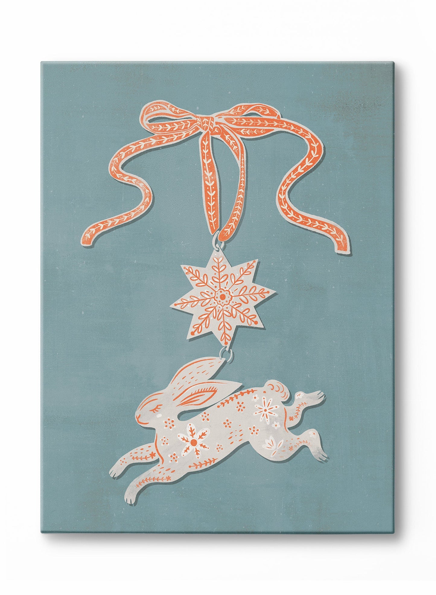 Holiday Hare-loom Blue, Poster