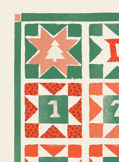Folk Advent Calendar, Poster