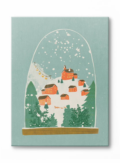 Snow Globe Winter Village, Poster