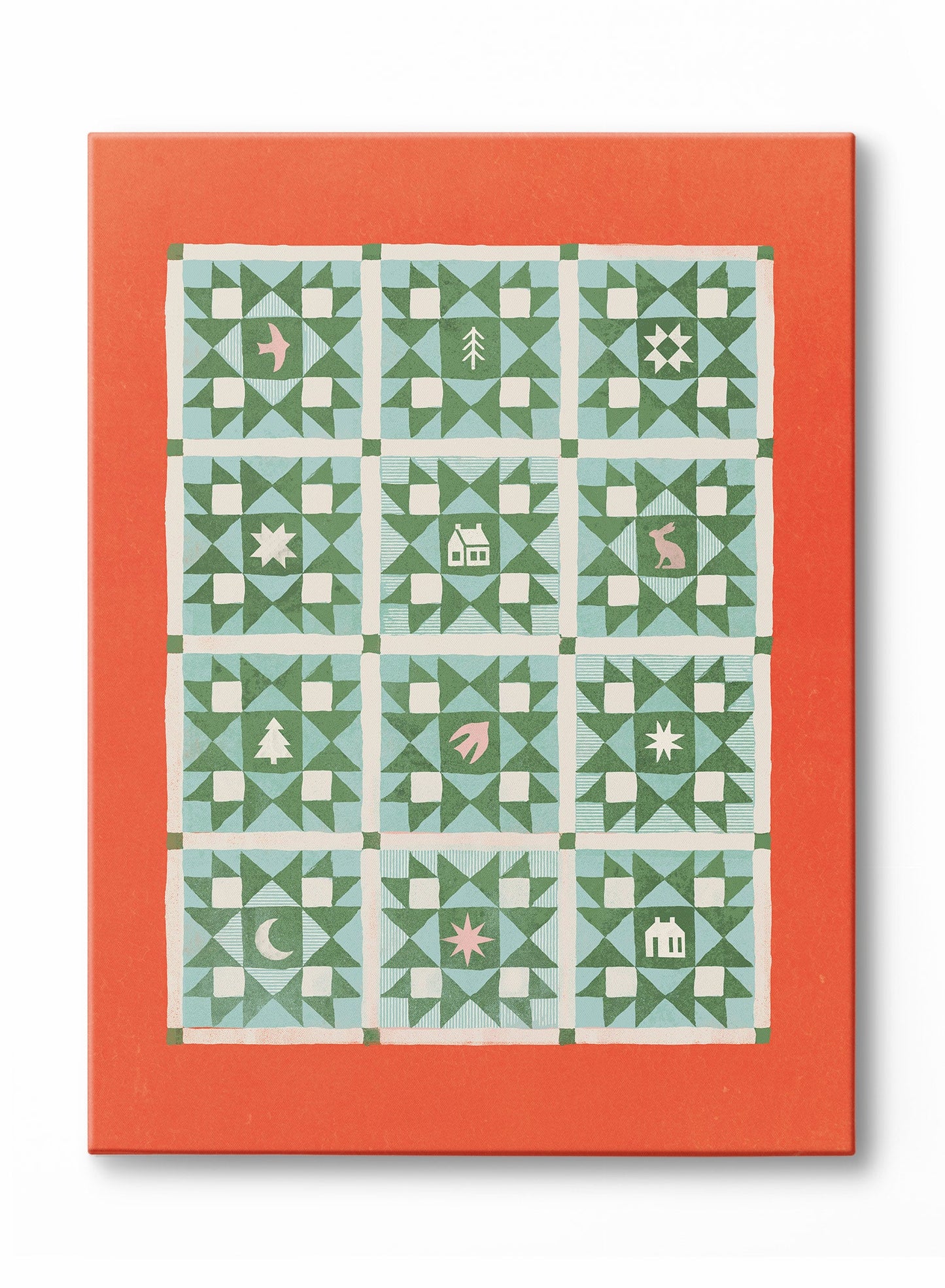 Festive Quilt, Poster